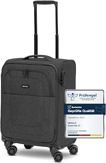 REDOLZ Soft Cabin Trolley 55cm | Lightweight Cabin Luggage with 4 Double Wheels and Combination Lock | 55 × 37 × 23 cm 2.25 kg for Women and Men - Essentials 12