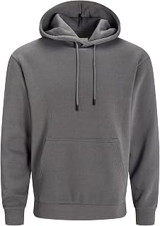 JACK & JONES Plus Size Plain Hoodie