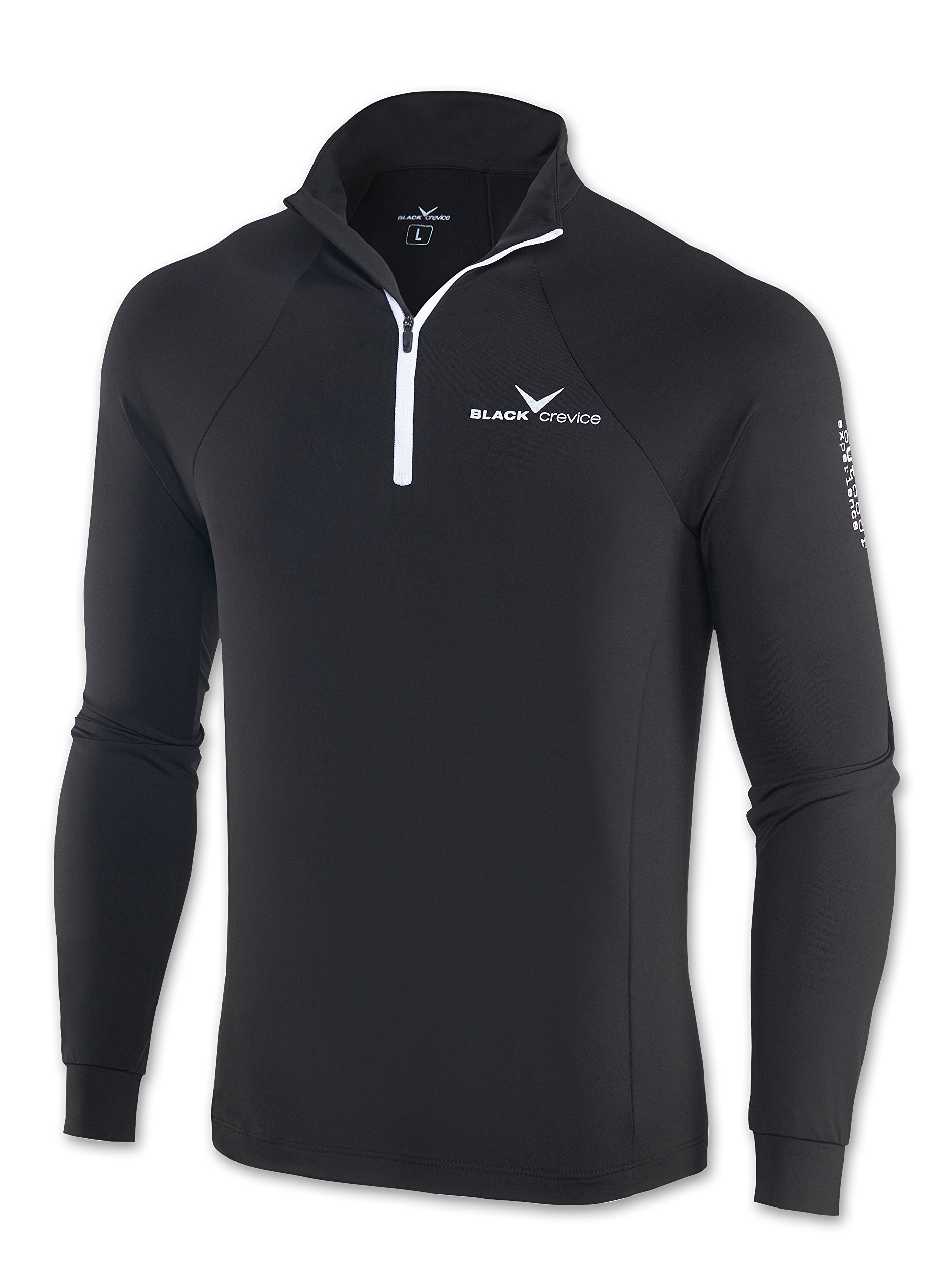 Black Crevice Unisex Raglan Skirolli