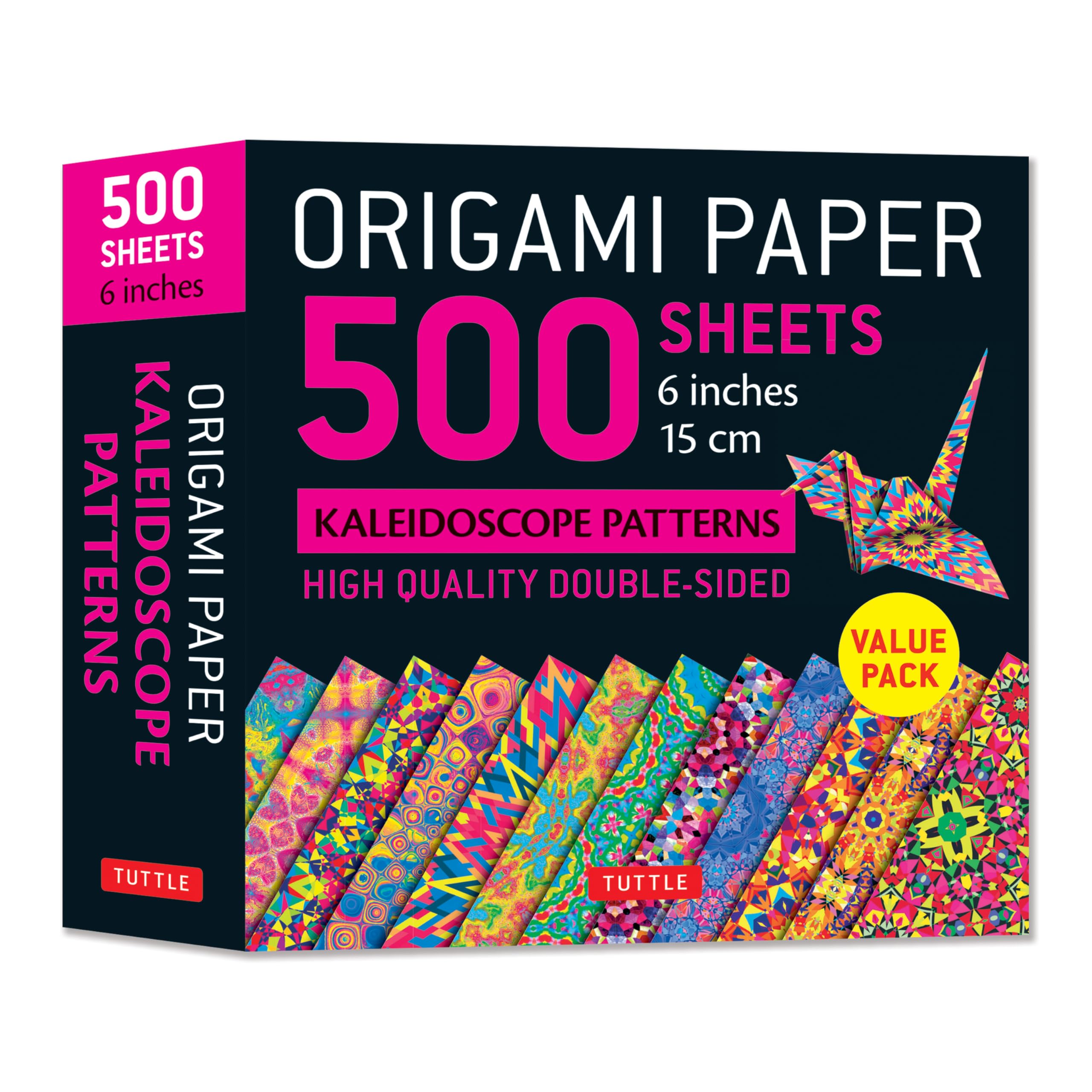 Origami Paper 500 sheets Kaleidoscope Patterns 6 (15 cm): Tuttle Origami Paper: 