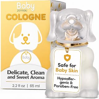 Zermat Boby | Baby Cologne Unisex Perfume |Paraben-Free, Hypoallergenic &amp; Gentle Formula | Long-Lasting Powdery, Clean, Floral Perfume Violet &amp; White Flowers | Perfumes para Bebes | 65ml /2.2oz