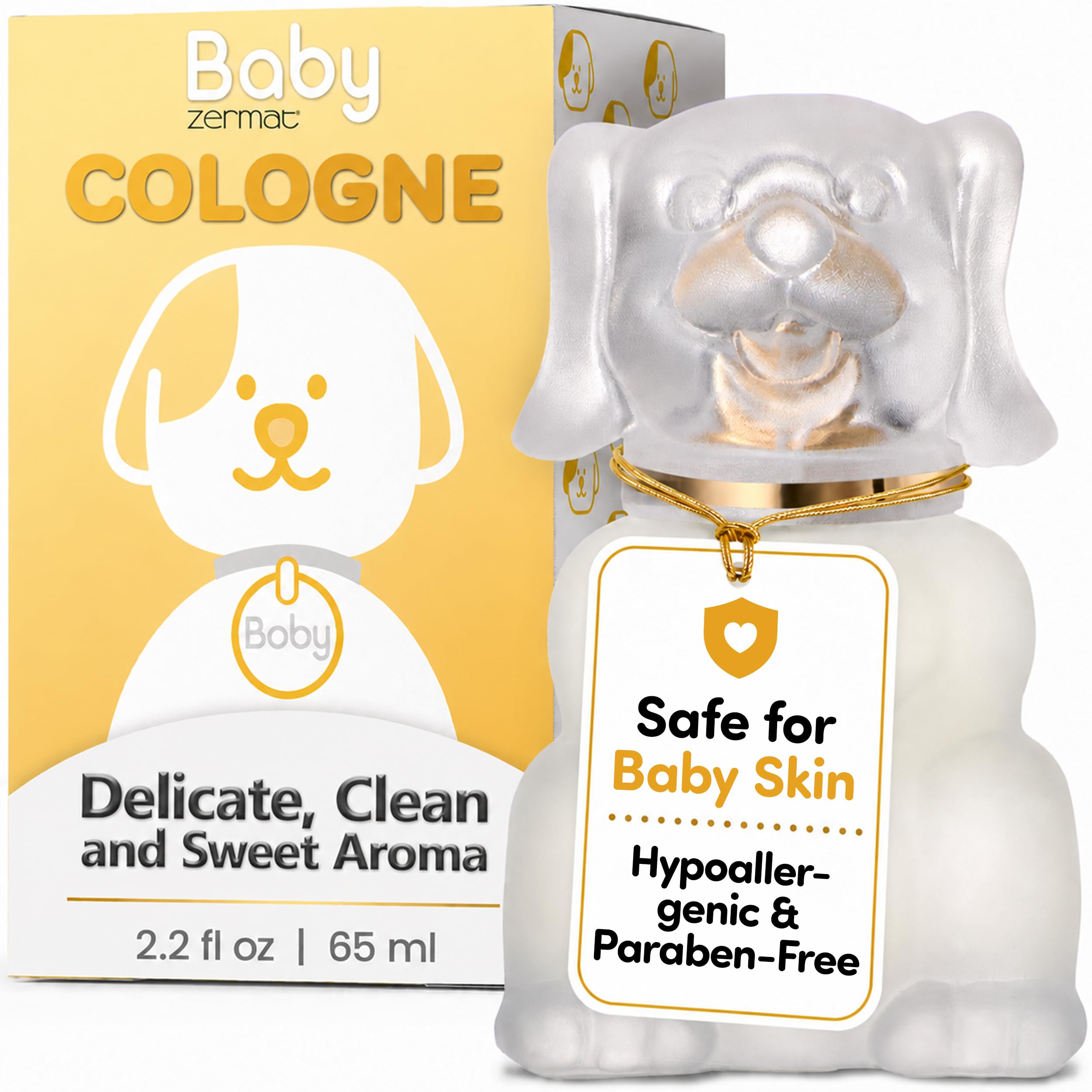 Zermat Boby | Baby Cologne Unisex Perfume |Paraben-Free, Hypoallergenic & Gentle