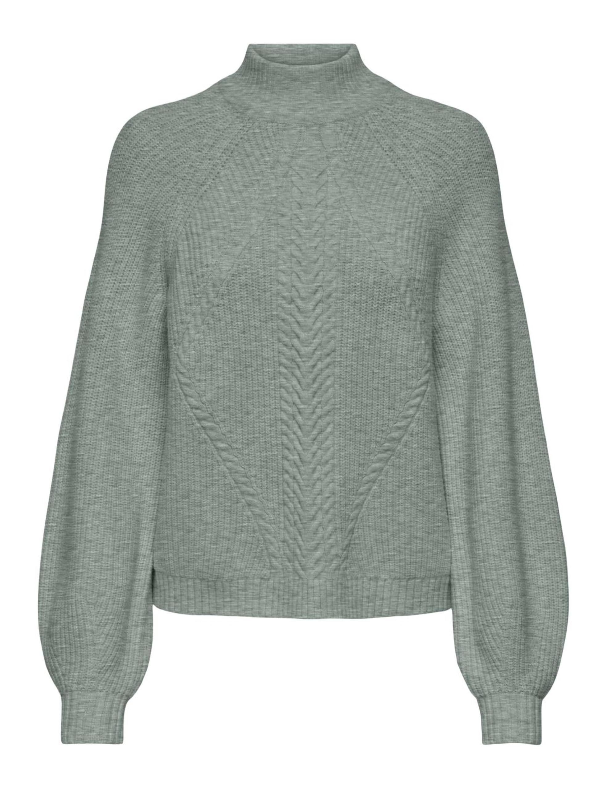 ONLY Onlkatia LS Detail Highneck CC Knt Maglione Lavorato a Maglia Donna