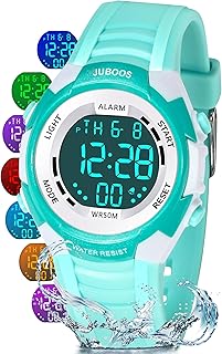 Juboos Kids Digital Watch Waterproof for Girls and Boys Ages 4‑15