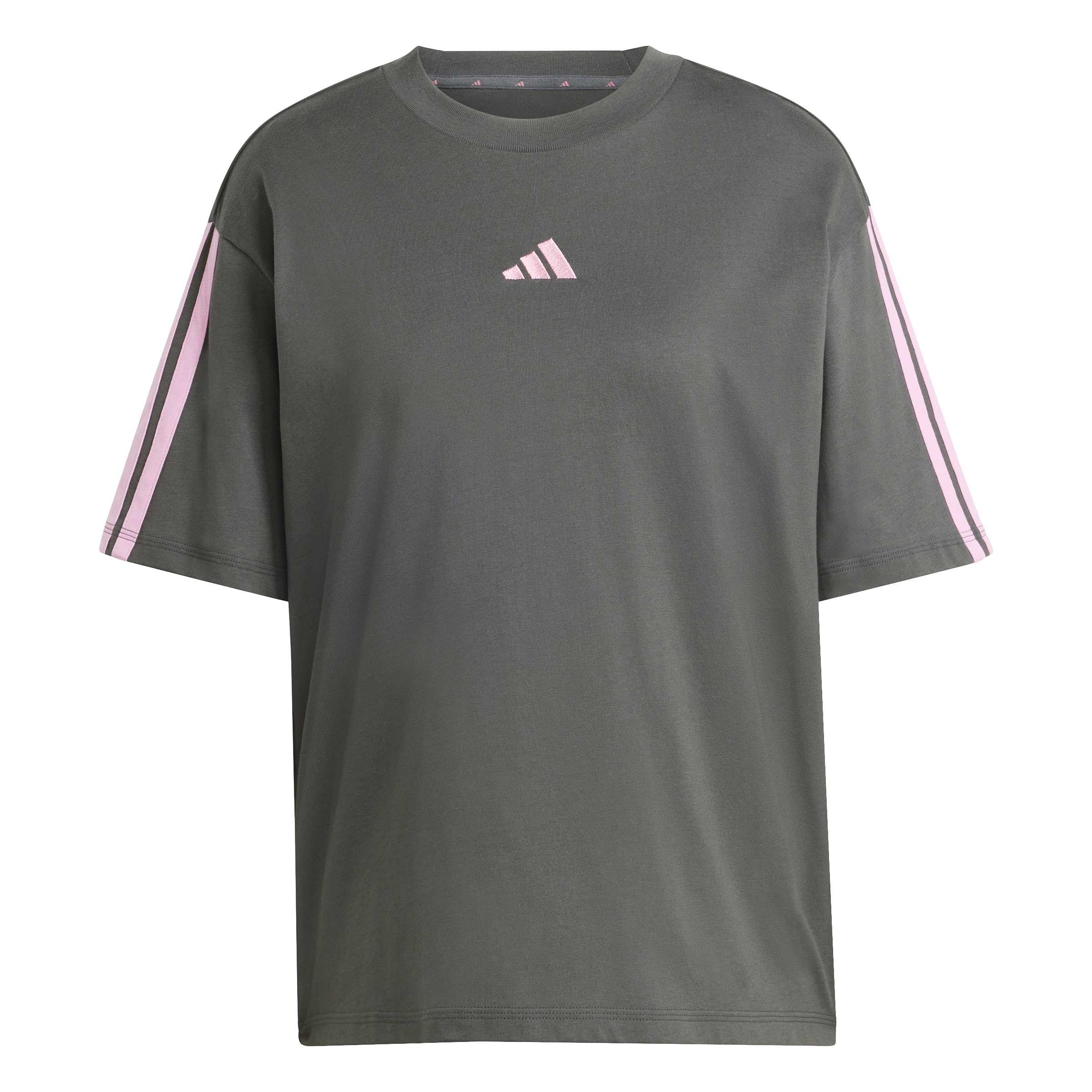 Adidas Women's Essentials 3-Stripes Boyfriend T-Shirt