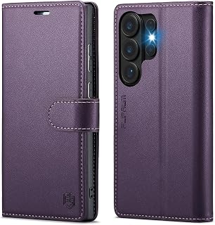 FLIPALM Wallet Case for Samsung Galaxy S26 Ultra 6.9", Purple | Card Holder, RFID Blocking, PU Leather Folio Flip, Kickstand, Protective Shockproof Cover