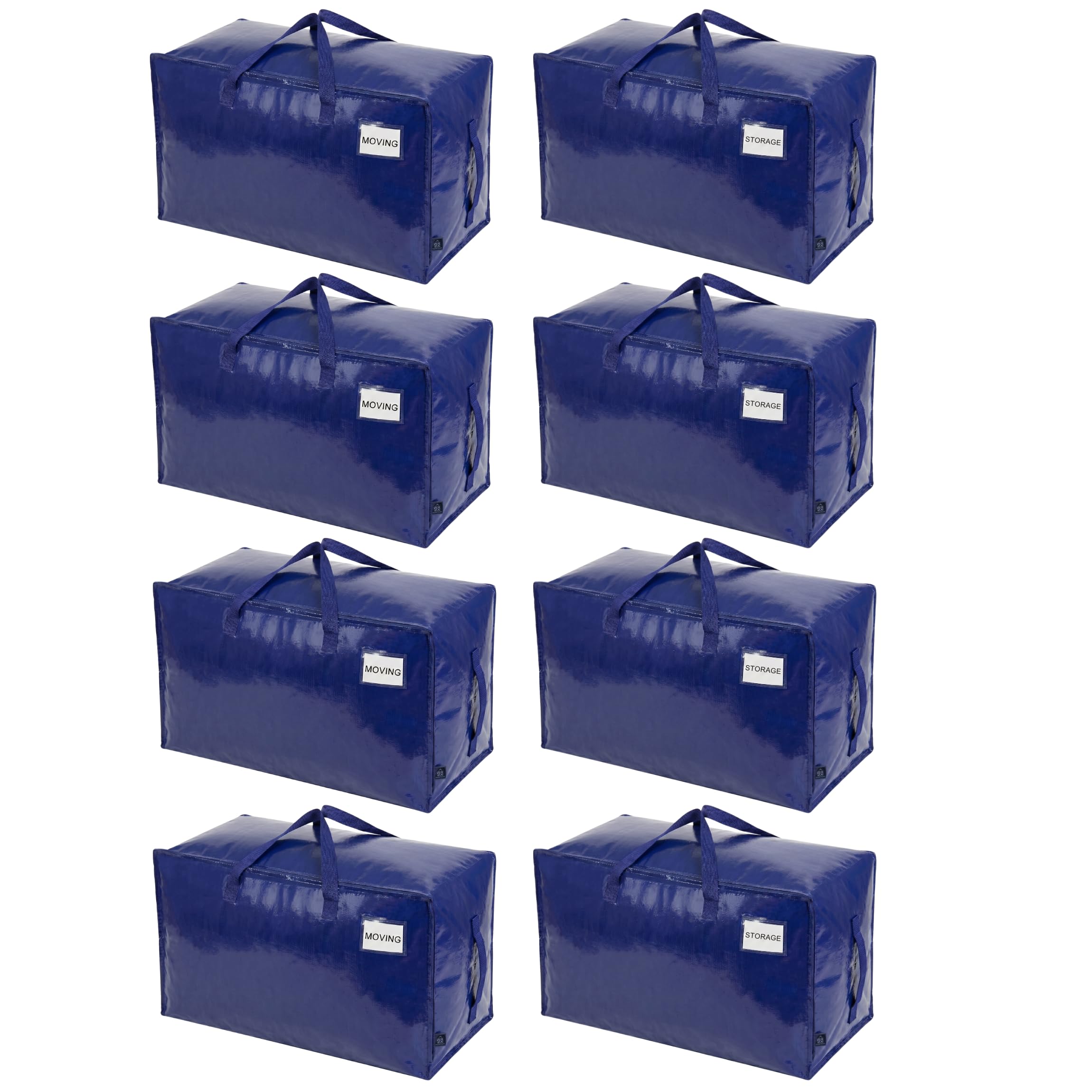 VENO Heavy Duty Moving Bags, Extra Large Foldable Storage Bags with Zippers and 