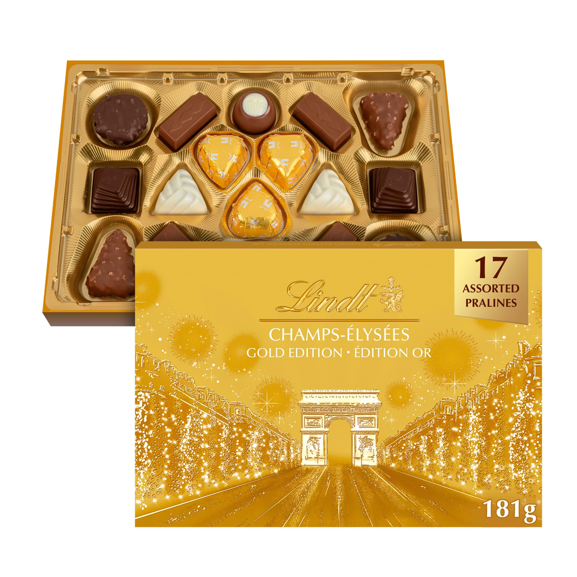 Lindt Champs-Élysées Chocolate Gift Box, 181g; Perfect Chocolate Gift Box; Chris