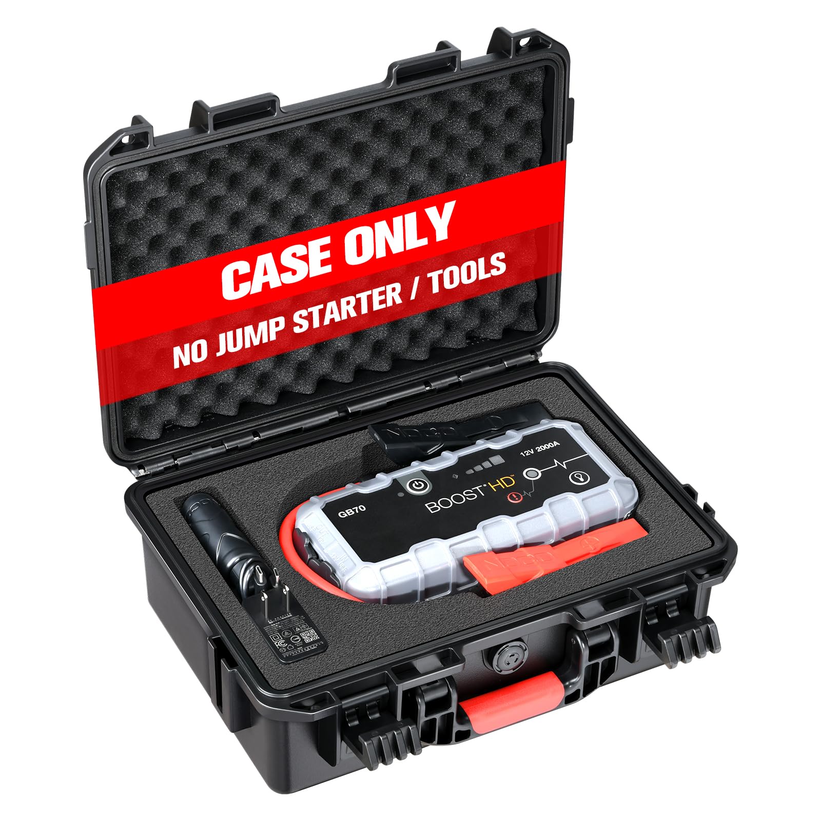 Case for NOCO Boost X GBX75 GB70 - Waterproof Carrying Box with Custom Foam | fo