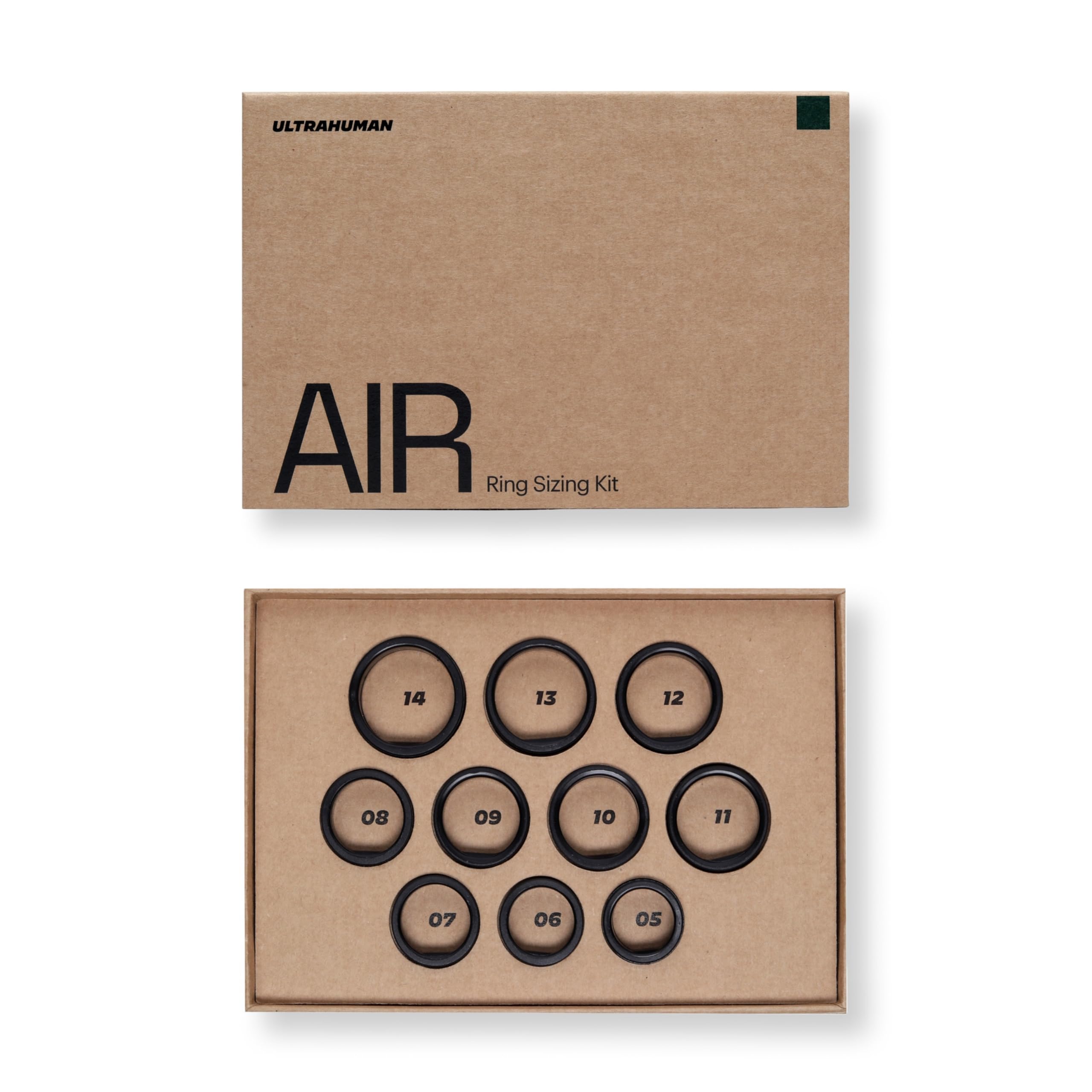 ULTRAHUMAN Ring AIR Sizing Kit | Choose from Sizes 5-14 | Sizing Guide for Your 