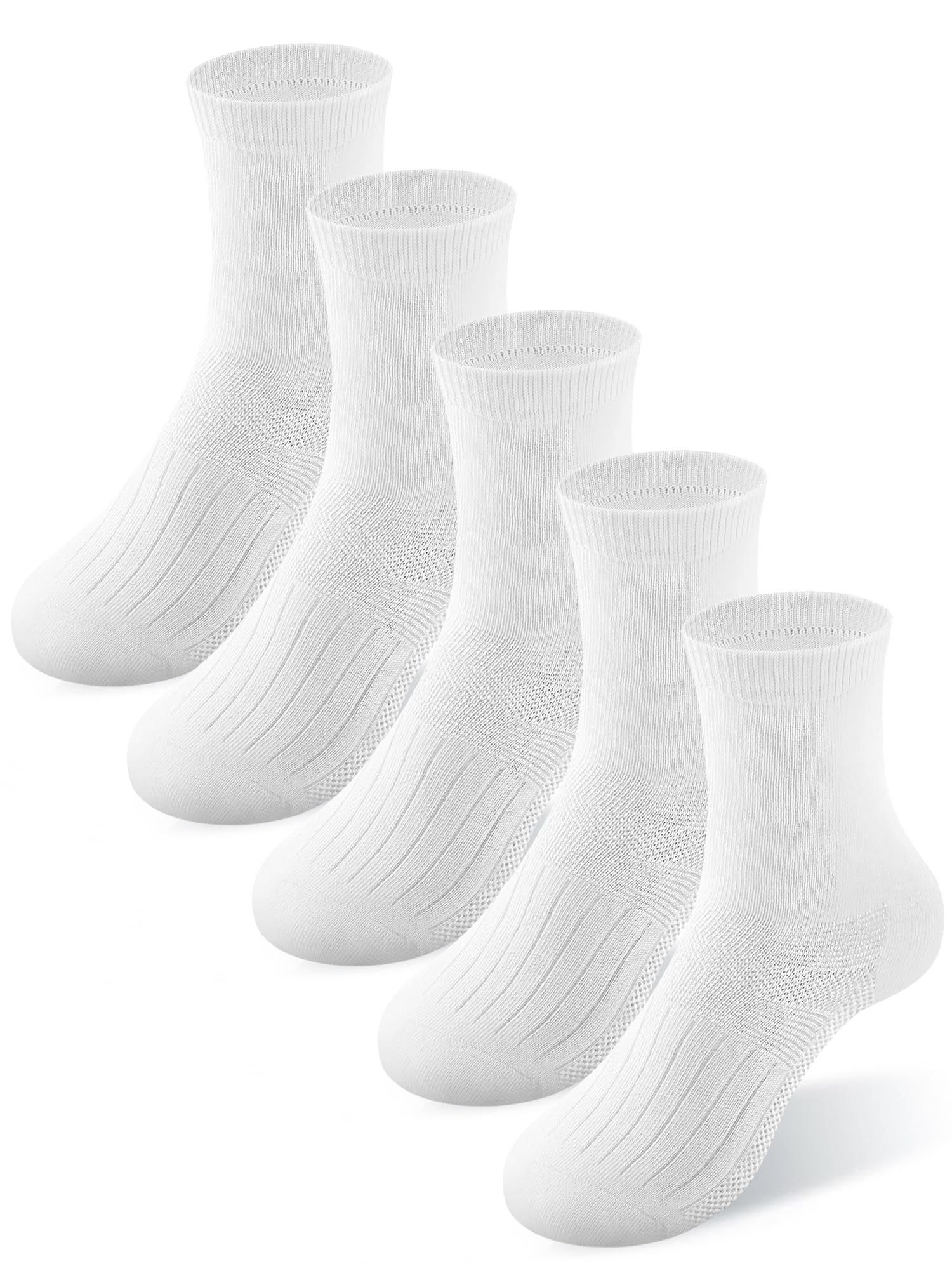 5 pairs of sports socks made of soft cotton breathable without