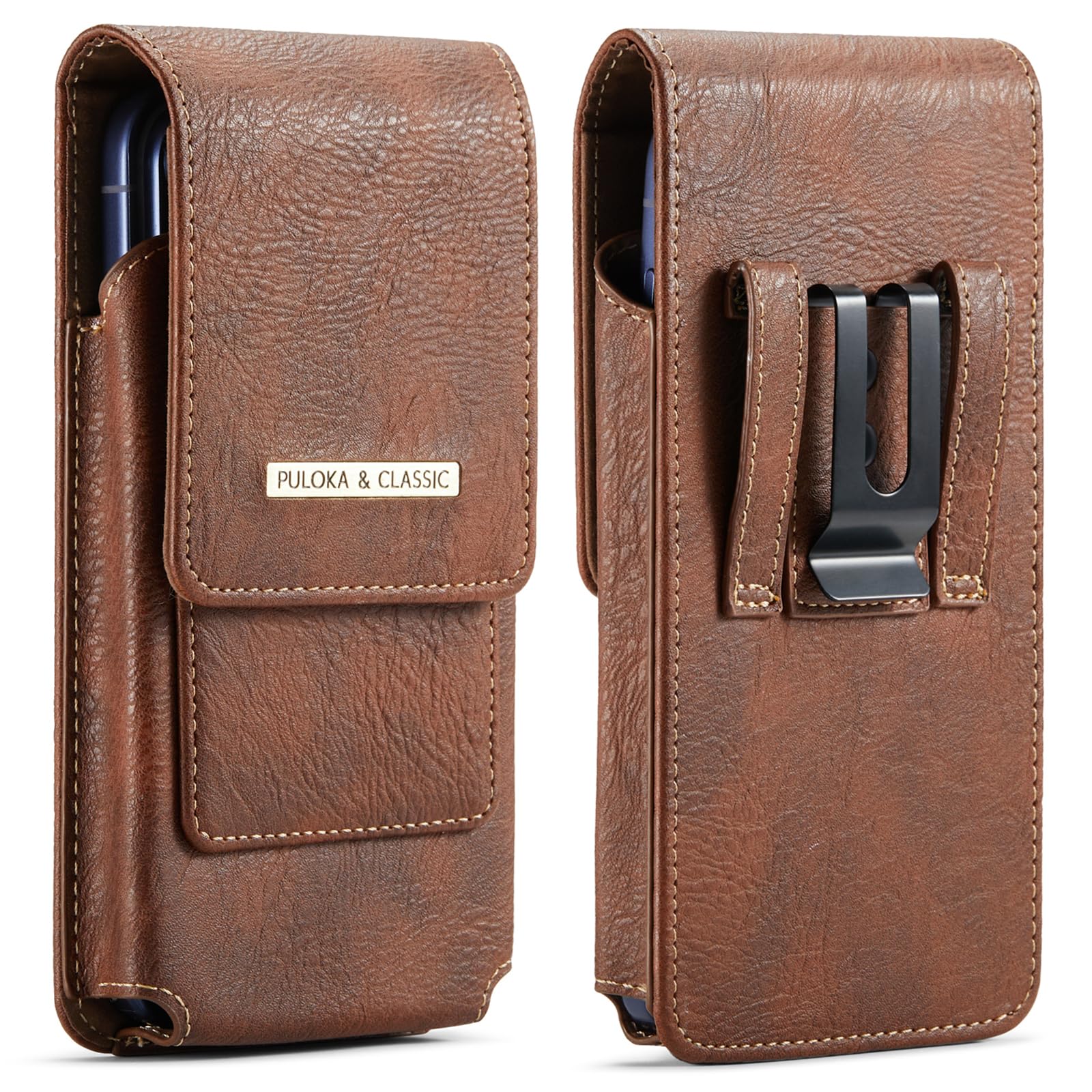 Phone Holster with Belt Clip for iPhone 18/17/16/15/14/13/12 Pro Max & Plus, Gal