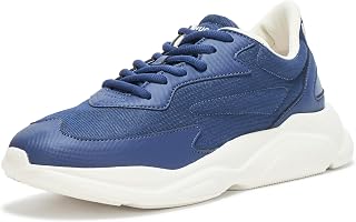 HUGO Men's Running Style Sneakers With Thick Rubber Sole Sneaker Boot