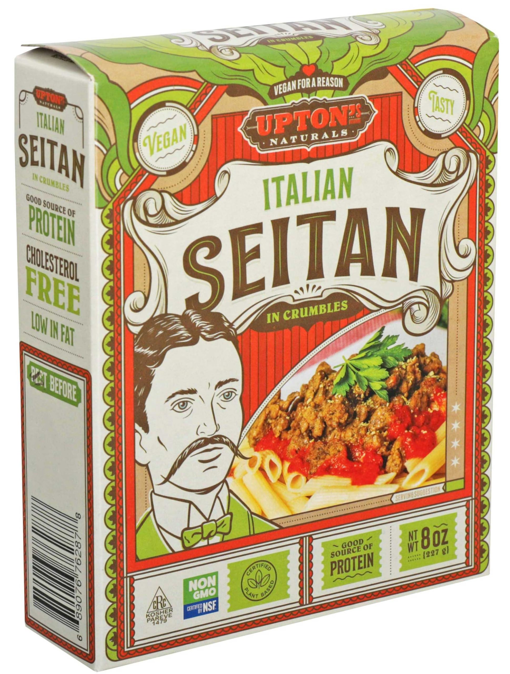 Upton's Naturals Italian Seitan (8oz, 6-pack)