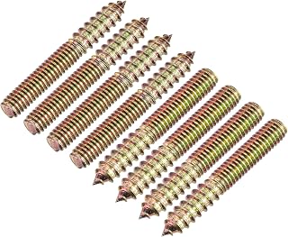 5/16-18 x 2-1/4 Hanger Bolts, 8 Pieces Double End Screws, Wood Dowel Screws for Furniture
