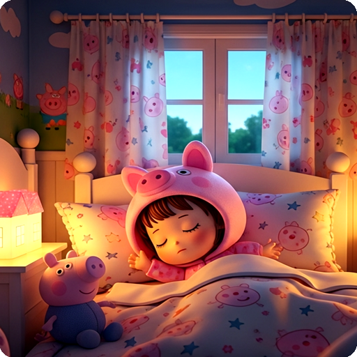 Slumbering Peppa's Serene Garden Lullaby & Soothing Cottage Tunes for Fire TV & 