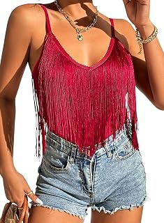 Womens Western Cowgirl Fringe Tops - Country Concert Outfits Rodeo Shirt