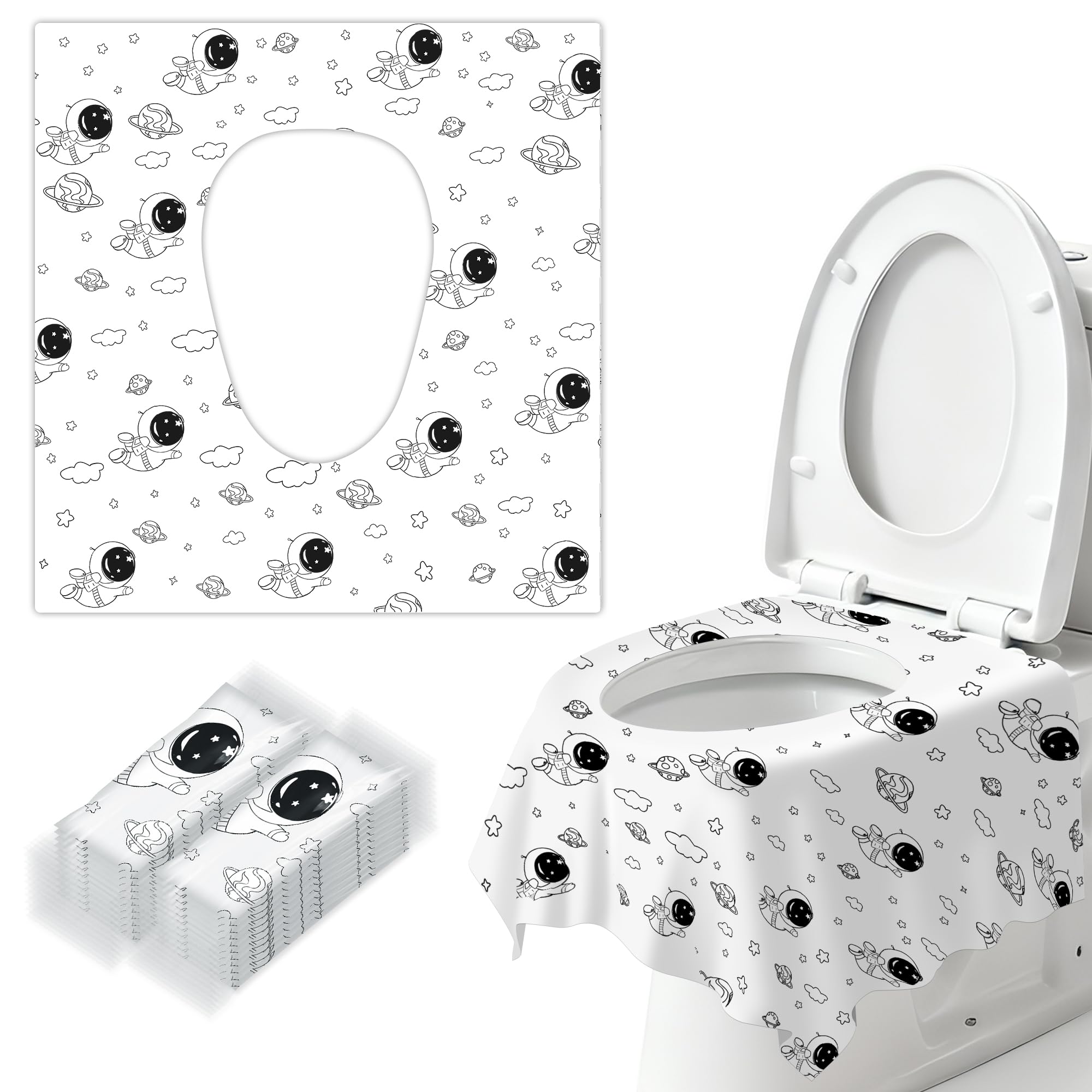 BakeToilet Toilet Seat Covers Disposable for Kids &amp; Toddlers &amp; Adult 20 