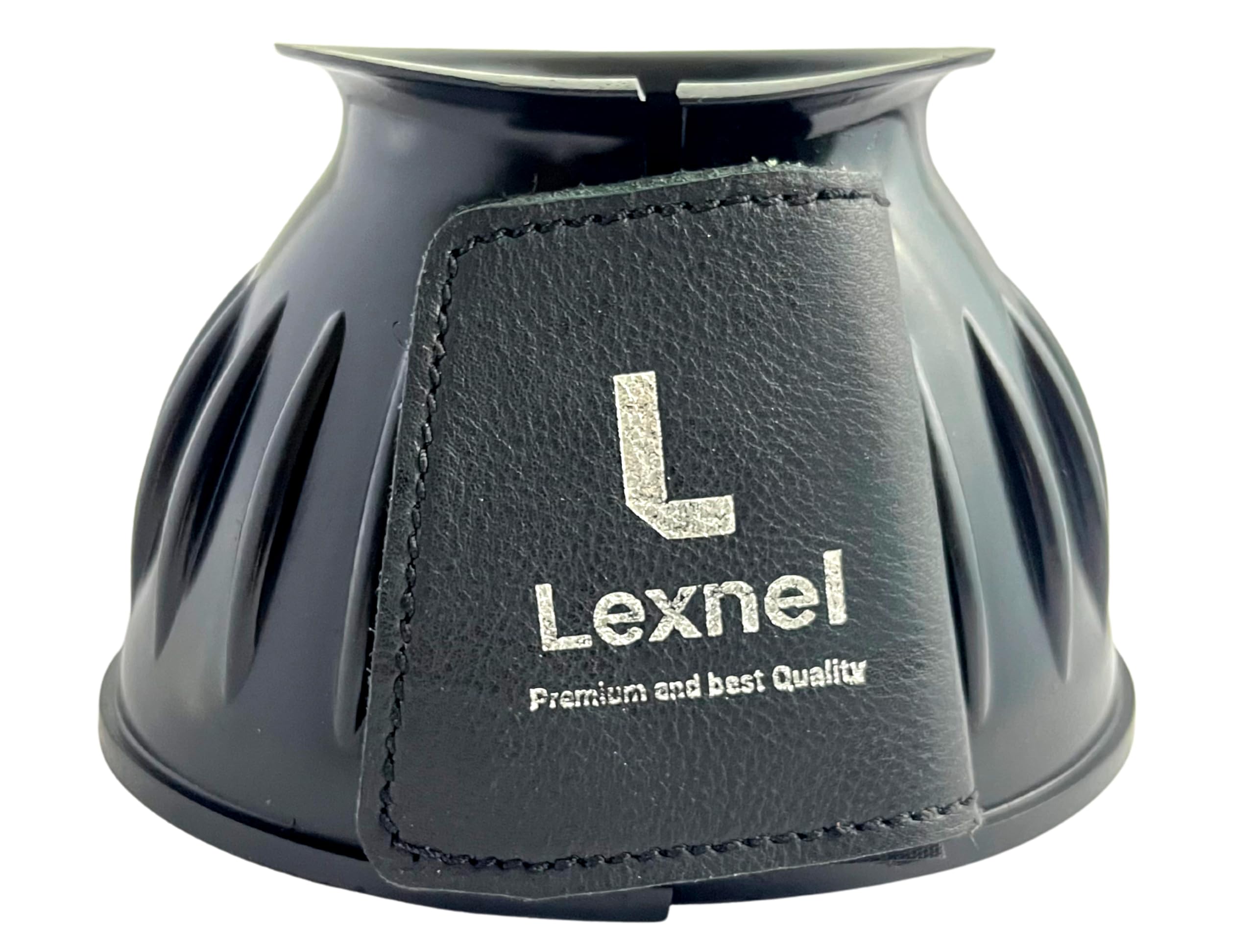 Lexnel Rubber Horse Bell Boots – Durable Overreach Protection & Secure Hook-and-
