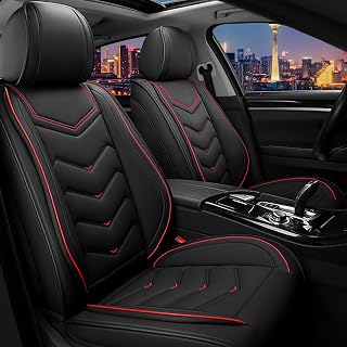 Car Seat Covers for Nissan Altima 2001-2026, Stylish Sport Seat Cover, Premium Nappa Leather Car Seat Cover. Automobile Seat Covers Sets.(Standard 2 Seats/Black)