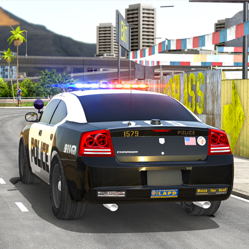 Police Officer Simulator: Patrol Cop Chase Car Games 3D