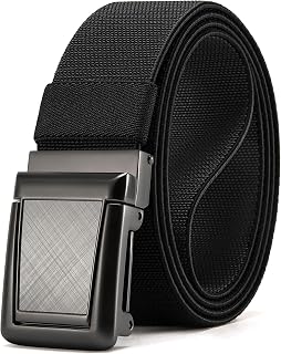 CHAOREN Tactical Belt Men - 1.5" Stretch Work Belt with Zinc Alloy Buckle