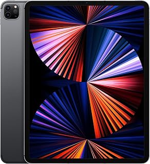 Apple 2021 iPad Pro 12.9-inch, Wi‐Fi + Cellular, 256GB - Space Gray (Renewed)