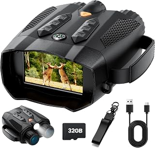 Night Vision Goggles for Adults 4k: Tactical Binoculars with Camera - Infrared Goggles for Hunter - Digital Electronics Gift - Hunting Gifts for Men/Dad/Husband - Cool Tech Gadgets for Camping/Boating