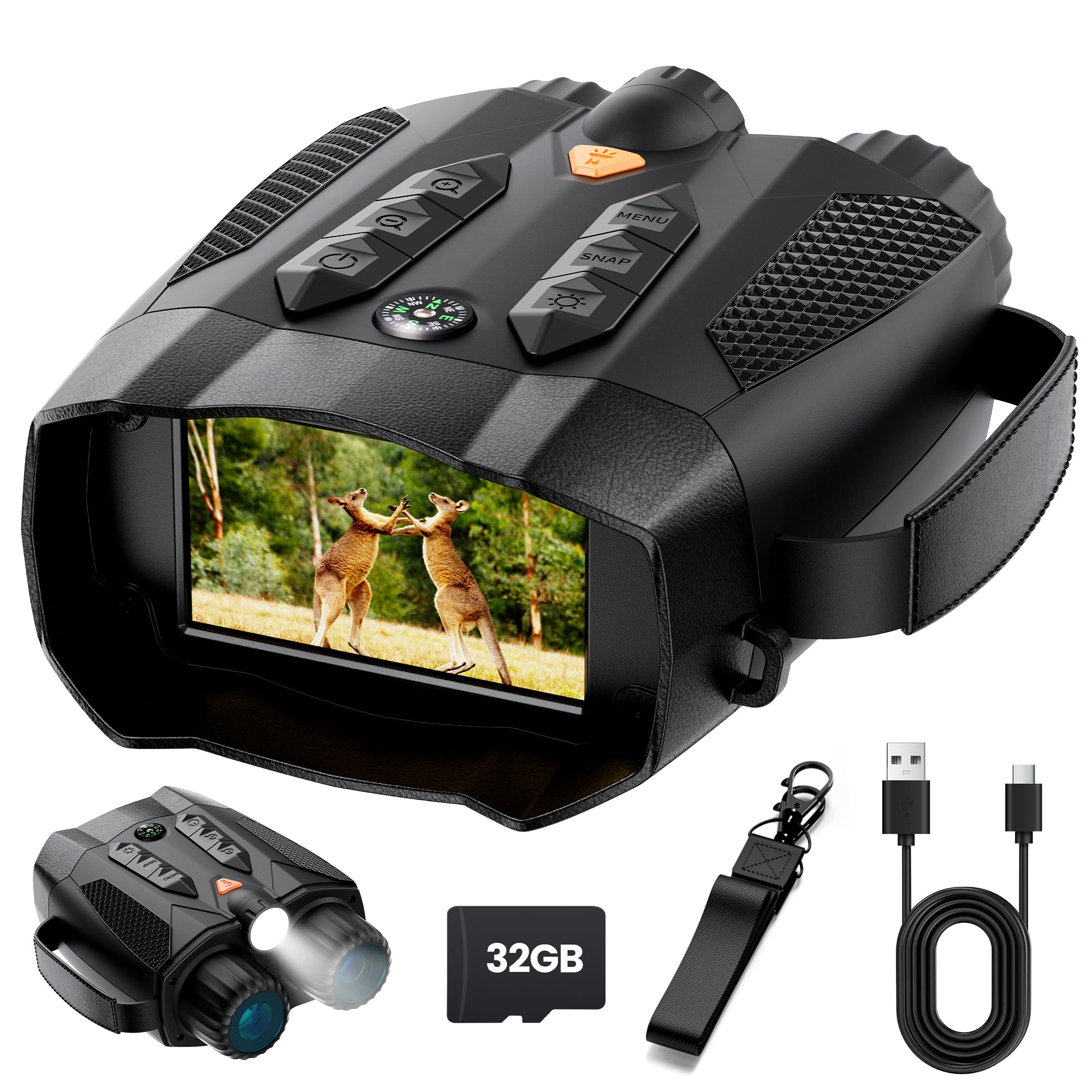 Night Vision Goggles for Adults 4k: Tactical Binoculars with Camera - Infrared G