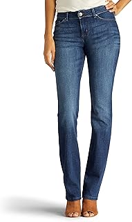 LEE Women's No-Gap Waistband Regular Fit Bootcut Jean with Hidden Pocket Jeans