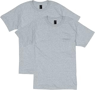 Hanes Men's T-Shirt, Opaque (Pack of 2)