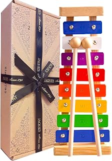 Superior Sound Wooden Xylophone for Kids | Musical Instrument with Song Sheets | Educational & Fun Music Toy | Jaques of London Since 1795