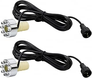 Angelo Décor AD43023W 8-LED Light with 10-foot cord, 2-pack