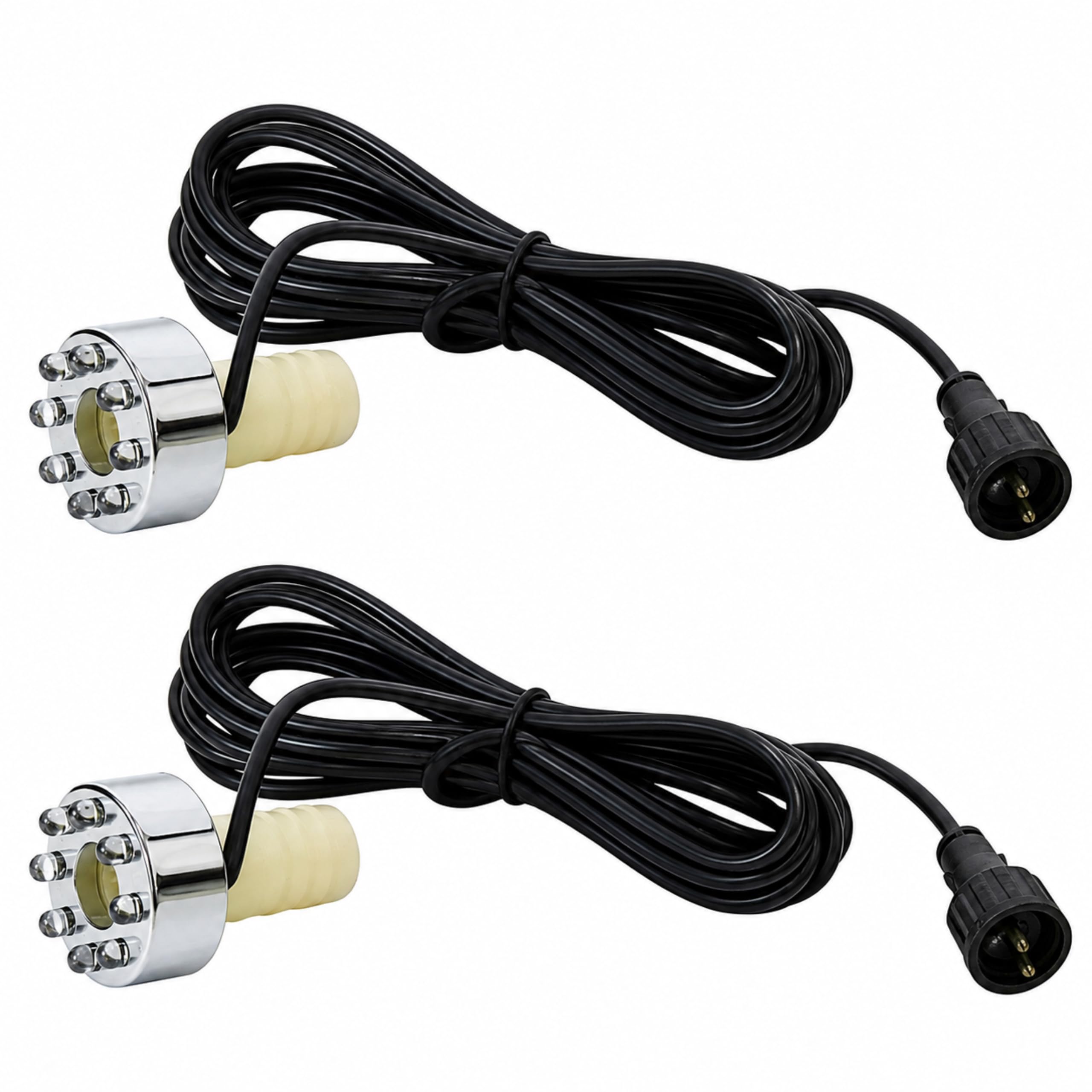 Angelo Décor AD43023W 8-LED Light with 10-foot cord, 2-pack