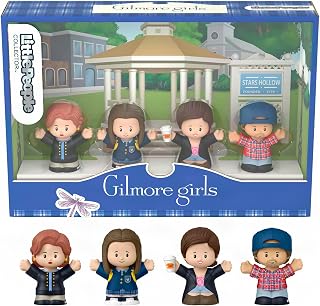 Little People COLLECTOR Gilmore Girls TV Show Special Edition Set for Fans, 4 Character Figures in a Display Package ​(Amazon Exclusive)