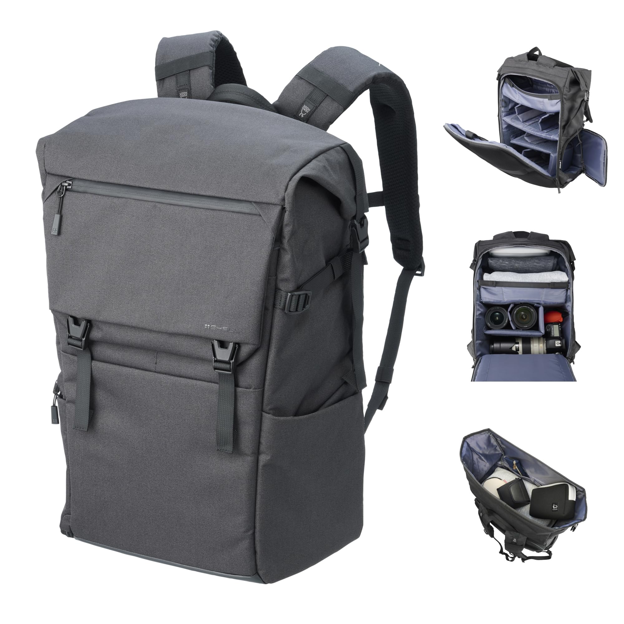 HAKUBA Camera Bag + SHELL City G05AZ [Roll Top Backpack 26 (Approx. 26 L