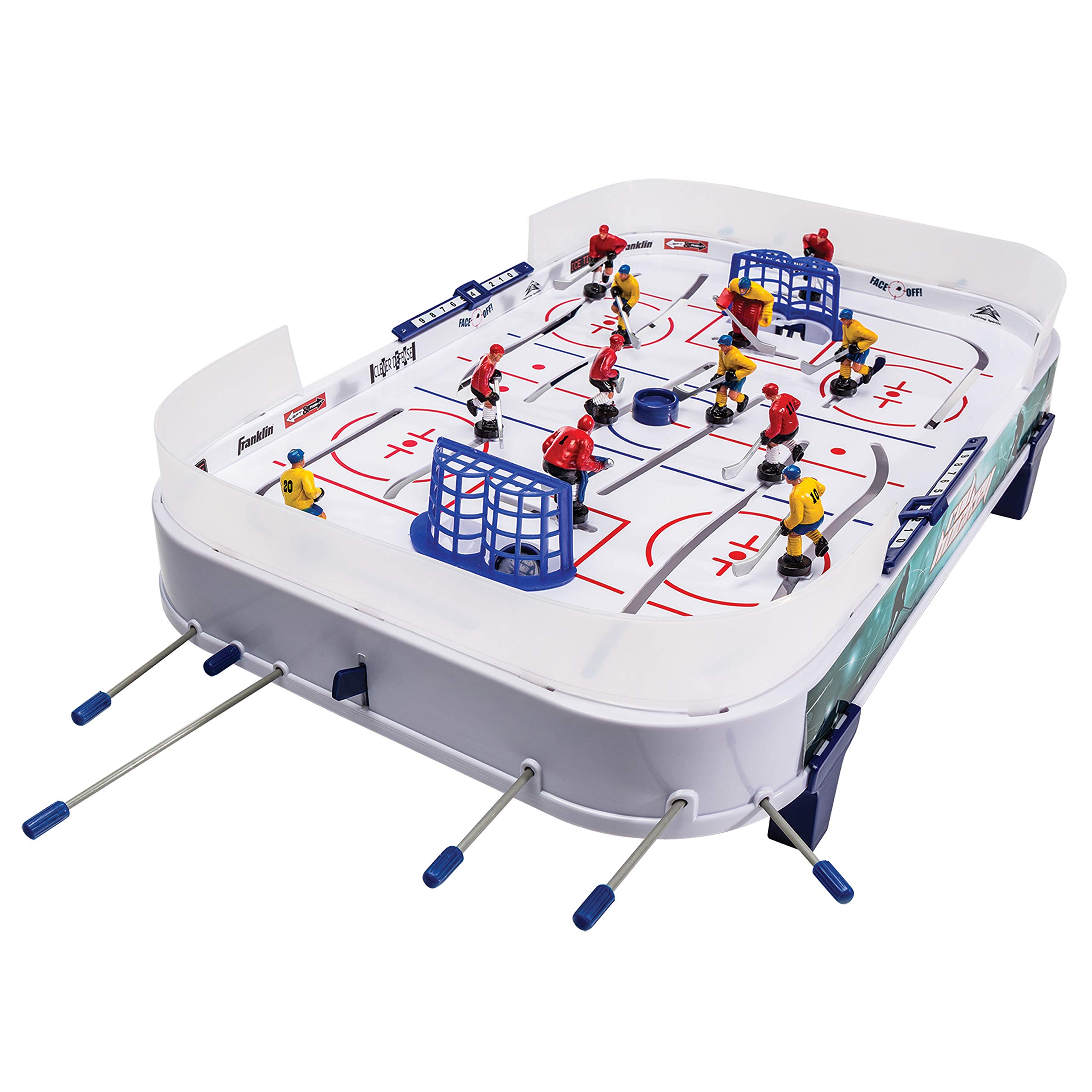 Franklin Sports Table Top Rod Hockey Game Set - Perfect Hockey Toy + Gameroom Ga