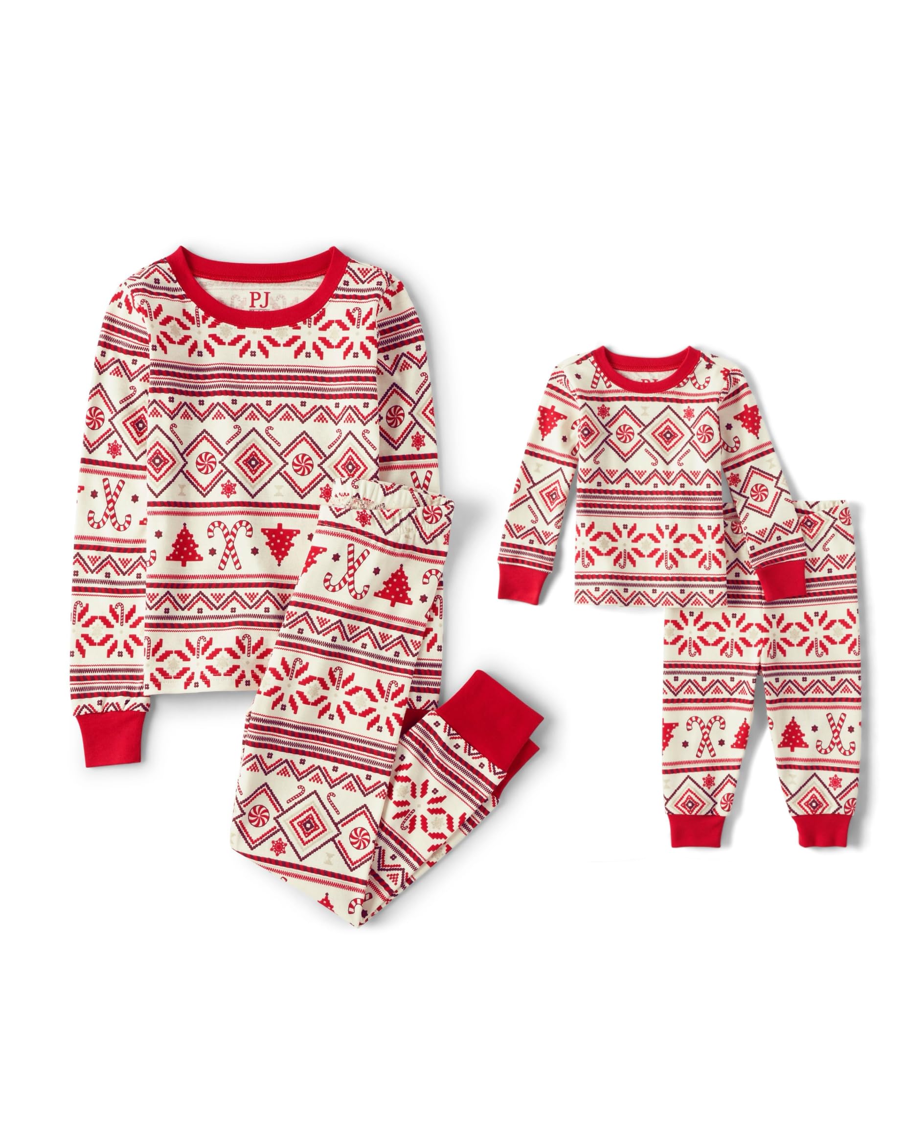 The Children's Place Baby And Kids, Sibling Matching, Christmas Pajama Sets, Cot