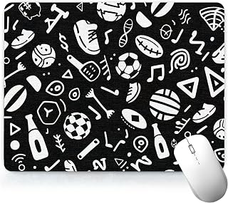 Leather Ball Desk Mat, Colorful Art Mouse Pad, Computer Keyboard Mouse Pad, Gaming Mouse Pad, Protection and Desk Cover