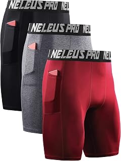 Neleus Men's Lightweight Workout Athletic Shorts with Pockets