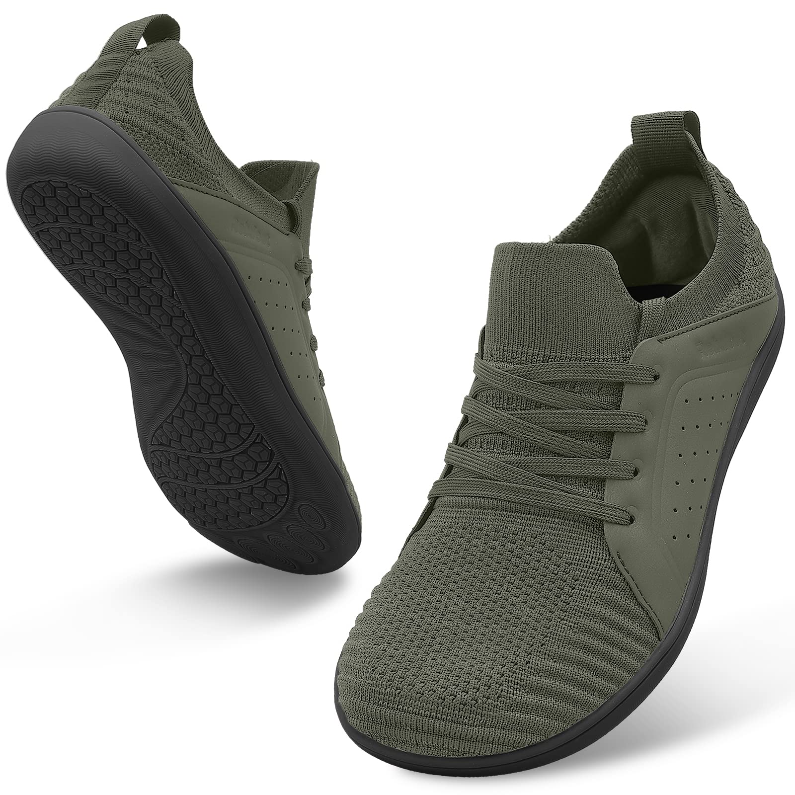 relxfeet Men's Barefoot Shoes Wide Toe Box Zero Drop