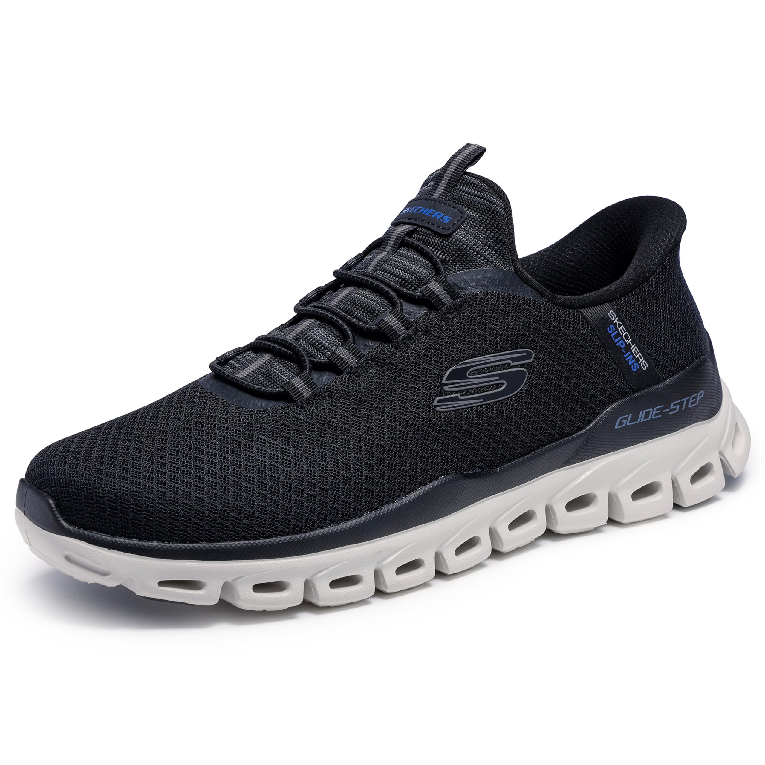 SKECHERS Men's Glide-step Noxus Hands Free Slip-in Sneaker Boot