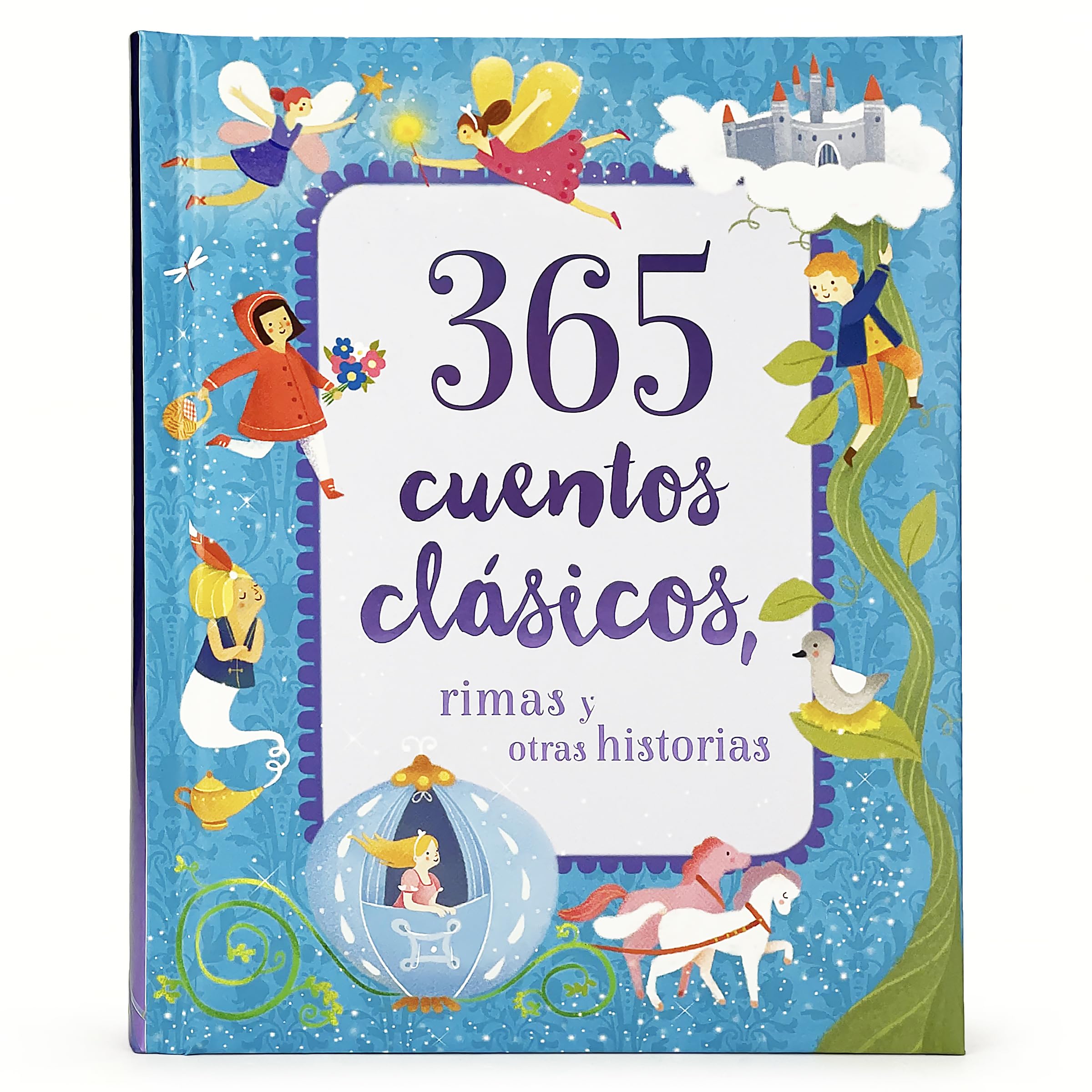 365 Cuentos Clasicos: Rimas y Otras Historias Tesoro de Libro de Cuentos Acolcha