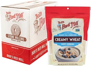 Bob's Red Mill Creamy Wheat Hot Cereal, 24oz (4 Pack)