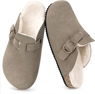 Dokela Men's Women's Winter Fur Clogs Clogs