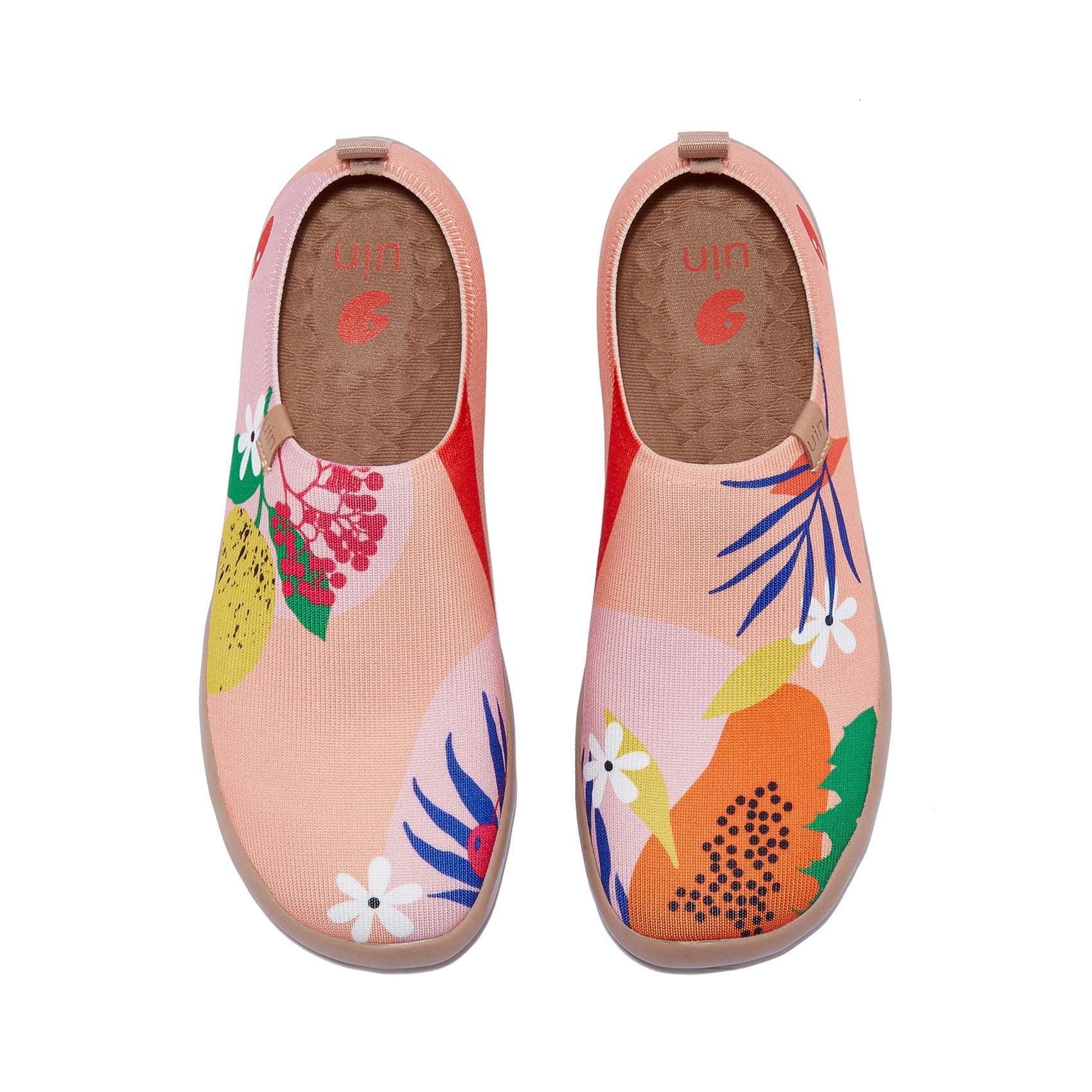 UIN Women's Las Meninas Flying Weaving Comfort Soft Lightweight Slip On Corlorfu