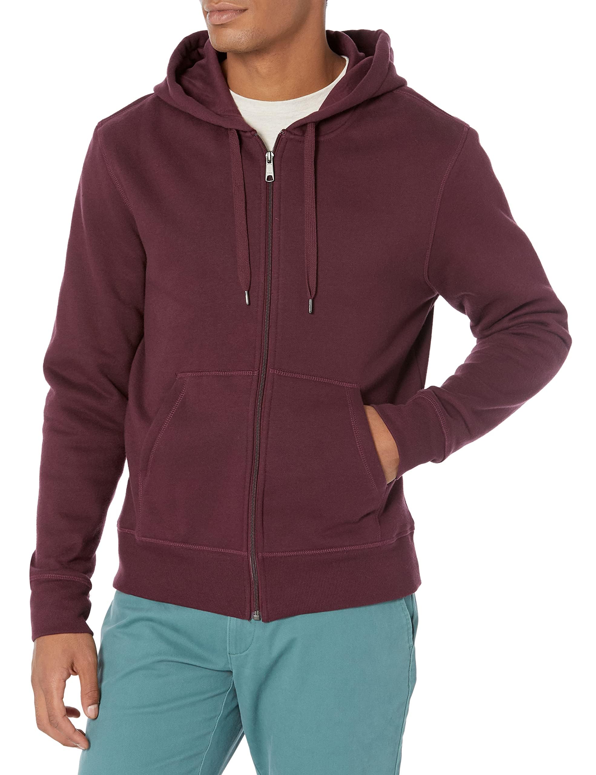 Amazon Essentials Men's Full-Zip Fleece Hoodie Sweatshirt (Available in Big & Ta