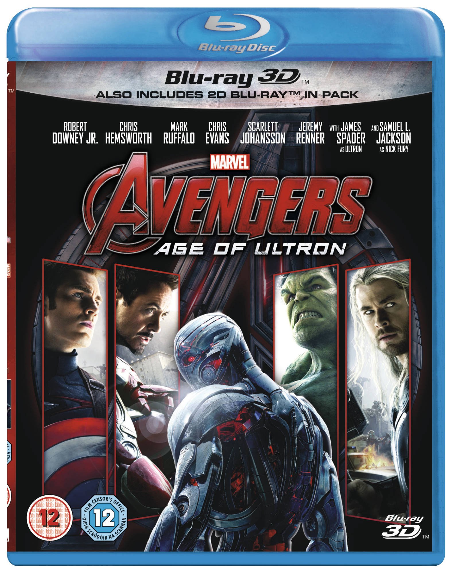 Avengers: Age of Ultron [Blu-ray 3D] [Region Free]