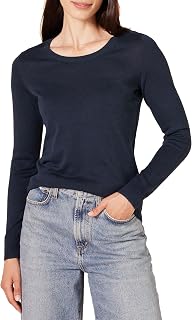 Amazon Essentials Women's Long-Sleeve Lightweight Crewneck Sweater, Flattering (Available in Plus Size)