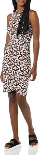 Amazon Essentials Women's Sleeveless Faux Wrap Dress
